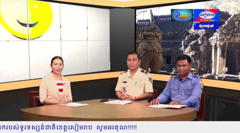 លោក ម៉ាន់ ផុន ប្រធានសហគមន៍កំពង់ភ្លុក ចូលរួមក្នុងកម្មវិធីសន្ទនាមតិកន្លងមក។ រូបភាព៖ ភី រចនា