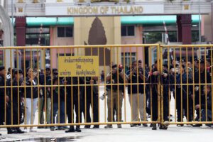 យោធាថៃបានបិទទ្វារព្រំដែននៅម៉ោង៤រសៀល ដែលបានកំណត់ពេលវេលាជាថ្មីដោយមិនបានជូនដំណឹងជាមុន នៅថ្ងៃទី៨ ខែមិថុនា ឆ្នាំ២០២៥។ (ខេមបូចា/ព្រីង សំរាំង)